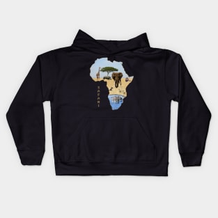 Safari in Africa Kids Hoodie